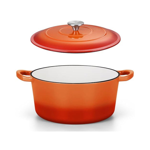 6 Quart Cast Iron Dutch Oven with Lid