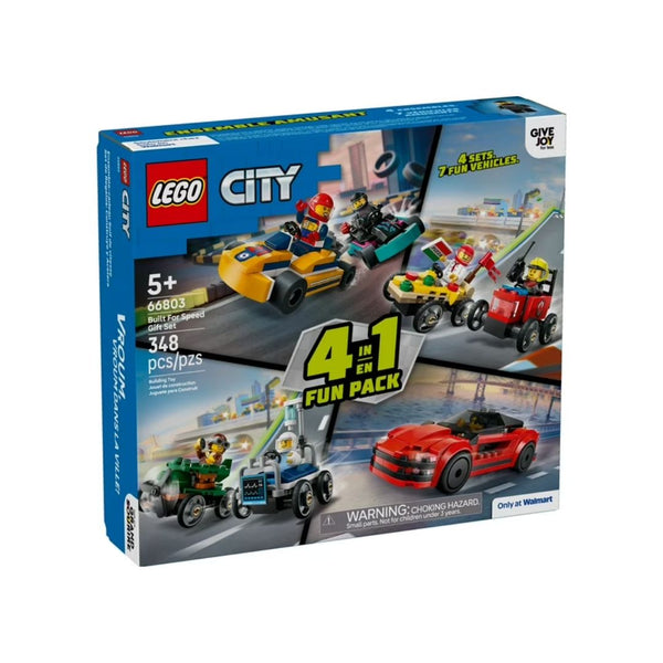 348-Pcs LEGO City Built For Speed Gift Set