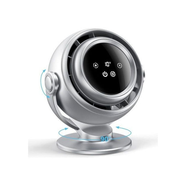 Rechargeable Oscillating Desk Fan with 10 Speeds and Timer