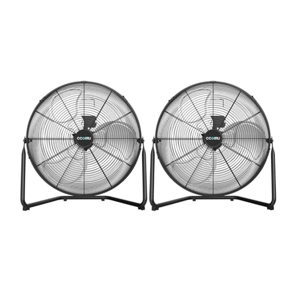 2 Pack 20 Inch High Velocity Industrial Drum Fan