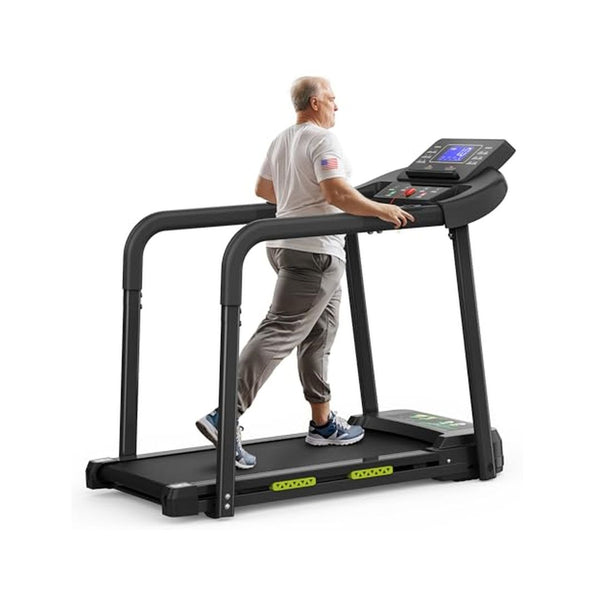 FYC Walking Treadmill for Seniors with Extended Handrails