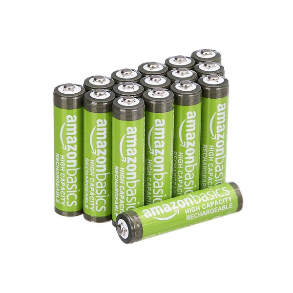 16-Pack Rechargeable AAA NiMH High-Capacity Batteries