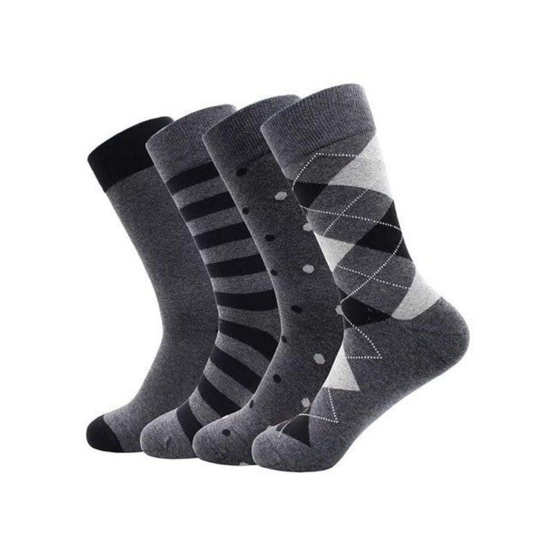4 Pairs of Men's Dress Socks