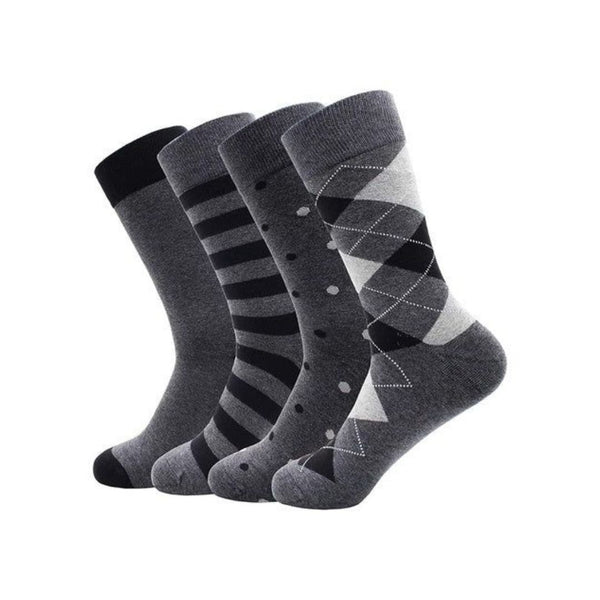 4 Pairs of Men's Dress Socks