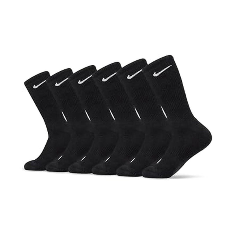 6 Pack Nike Everyday Cushioned Crew Training Socks