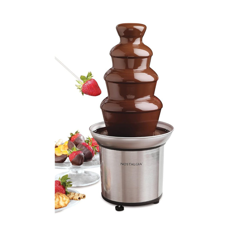 Nostalgia 4 Tier Electric Chocolate Fondue Fountain Machine