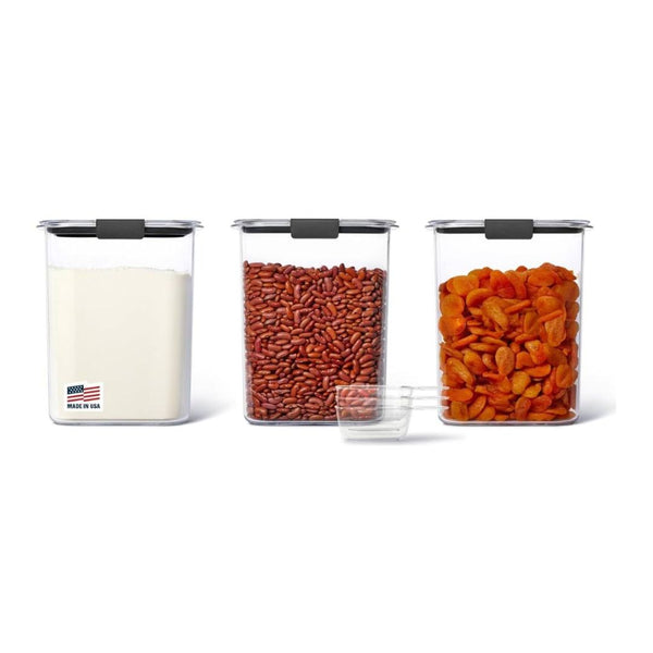 Set of 3 Rubbermaid Brilliance 16-Cup Food Storage Containers