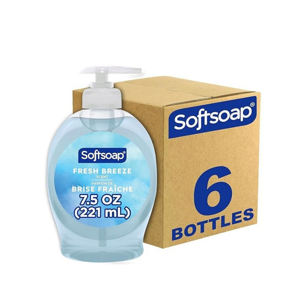 Pack of 6 Softsoap Liquid Hand Soap, Fresh Breeze