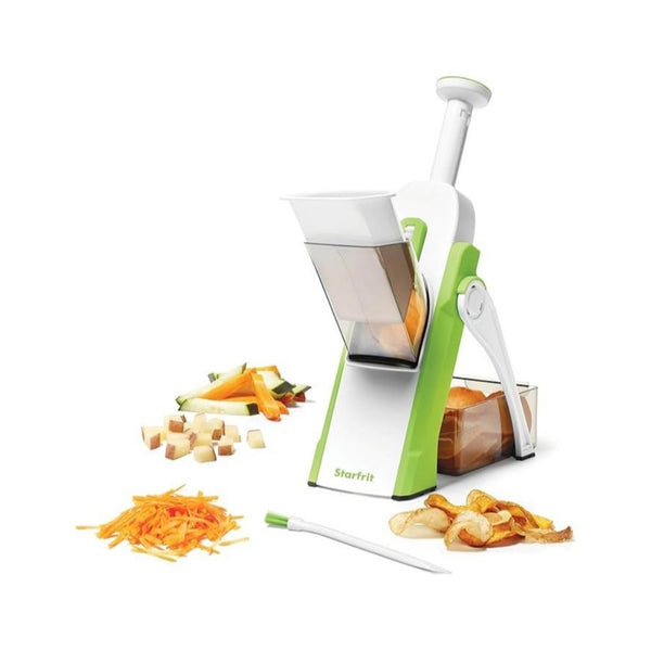 Starfrit Pump’n’Slice – Vertical Mandoline, Food Chopper, Slicer