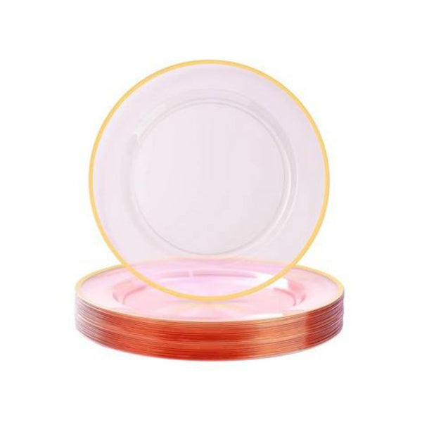 25-Pack Disposable Decor 12-Inch Charger Plates