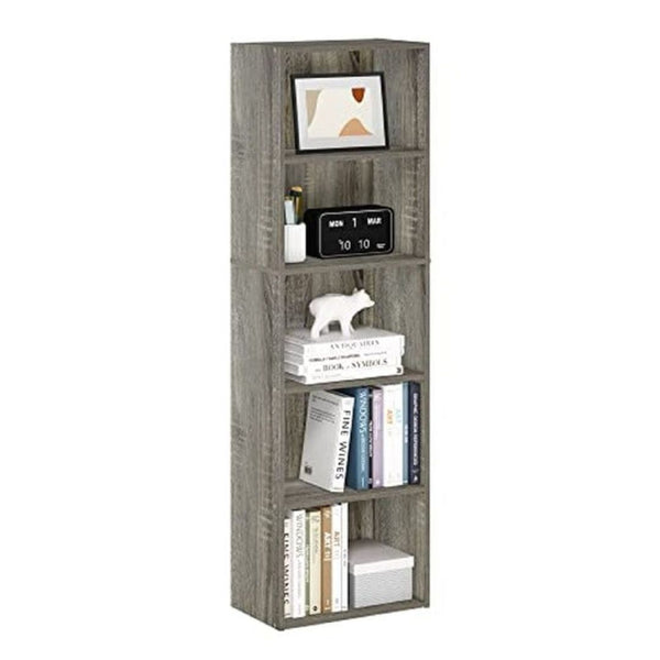 Furinno 5-Tier Bookcase Storage Shelf Organizer