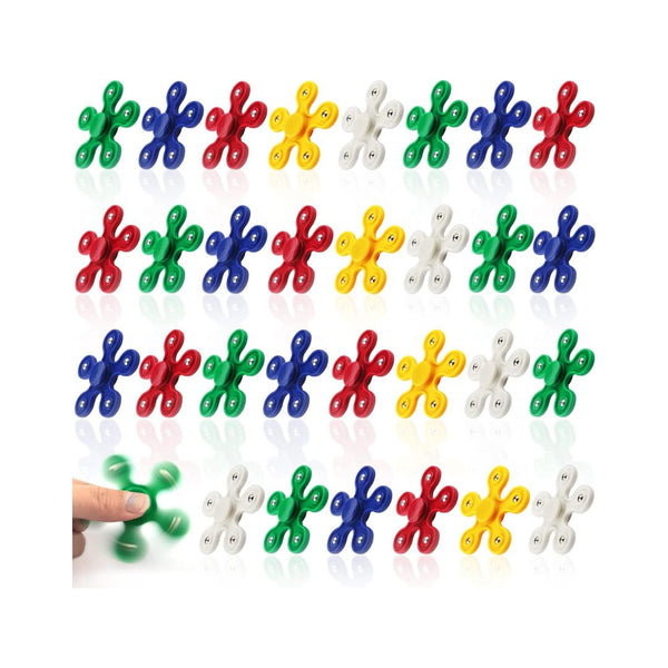 30-Pack High-Speed Quiet Fidget Spinners