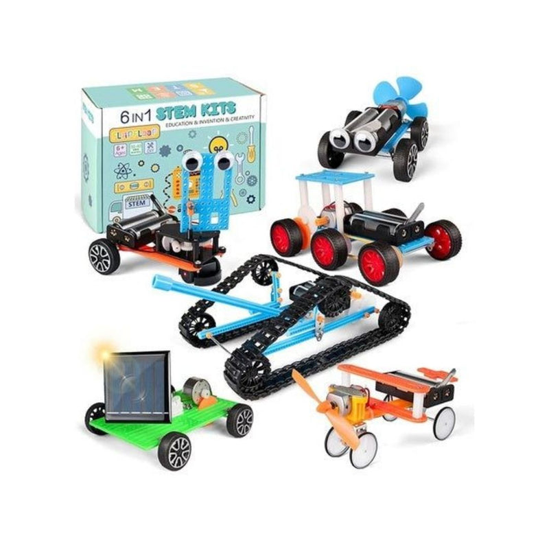 6-in-1 STEM Robot Building Kit