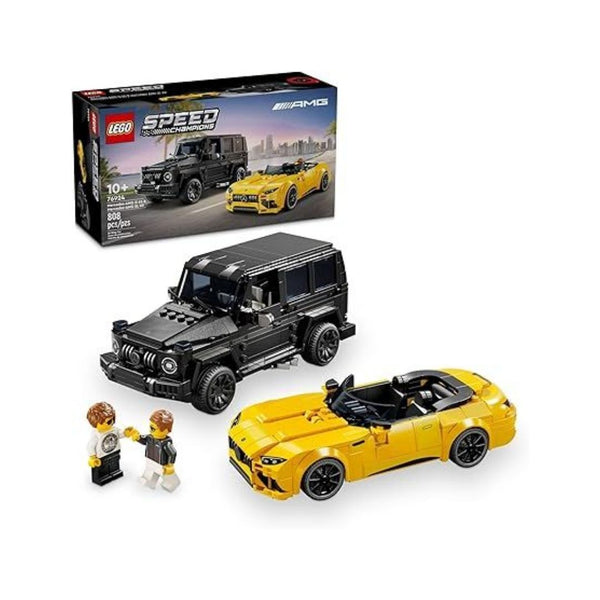 808-Pcs LEGO Speed Champions Mercedes-AMG G 63 & Mercedes-AMG SL 63 F1 Toy Car