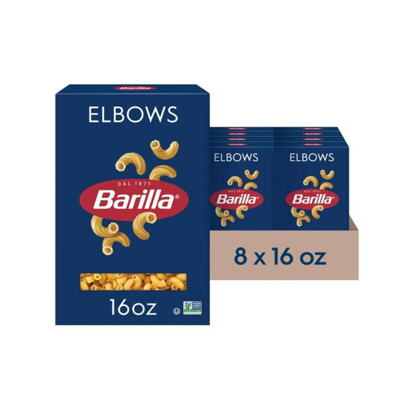 8 Boxes of Barilla Elbows Pasta