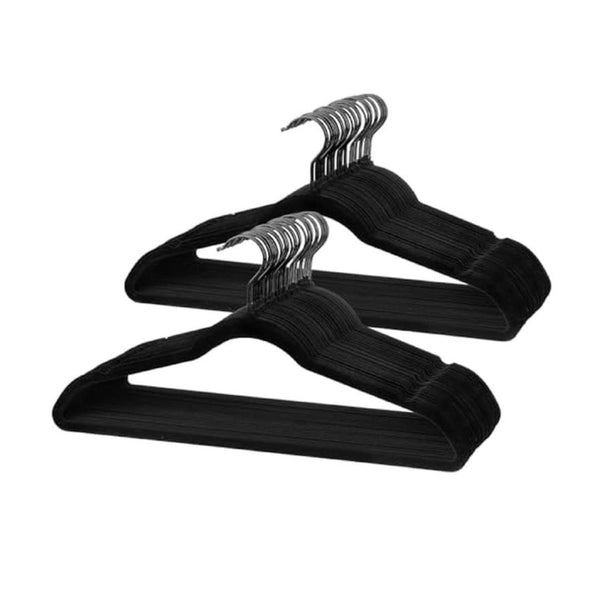 30 Pack Velvet Non-Slip Space-Saving Suit Hangers