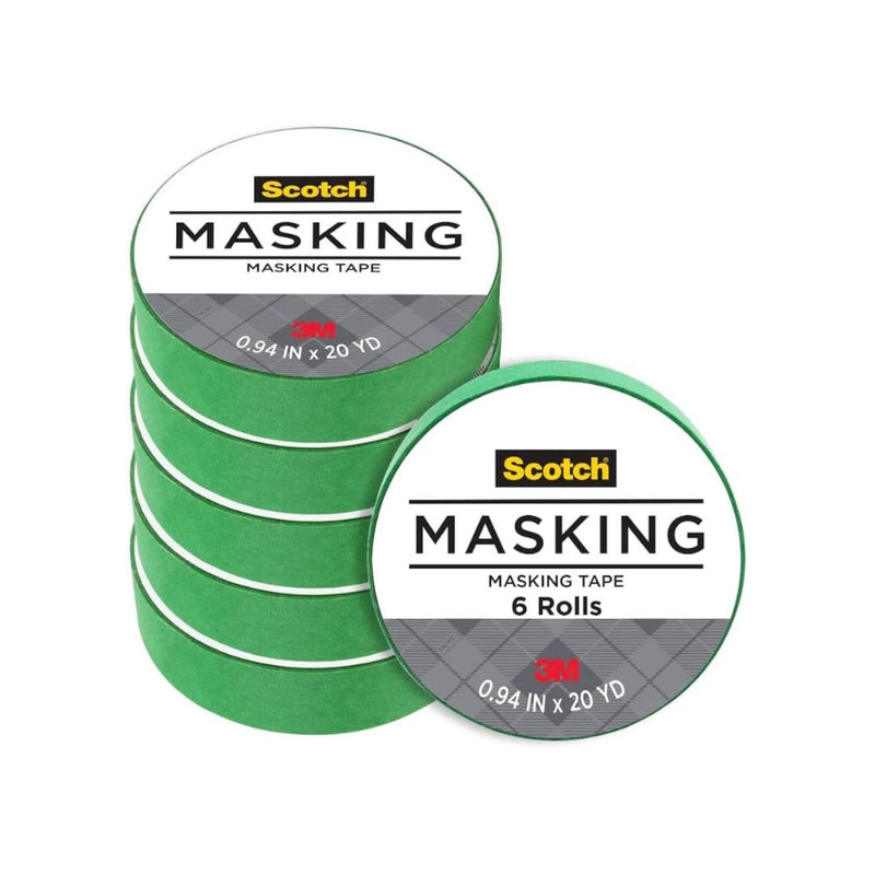 6 Rolls of Scotch Expressions Masking Tape