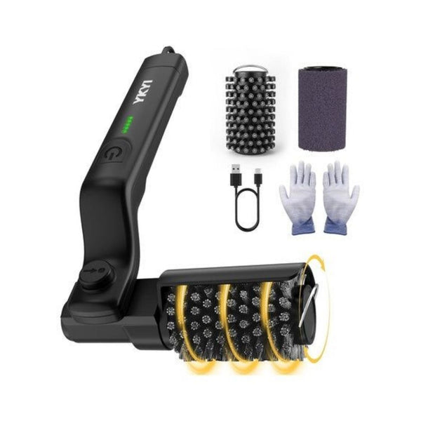 3-Speed Electric Rotary Grill Brush with Stainless Steel Head