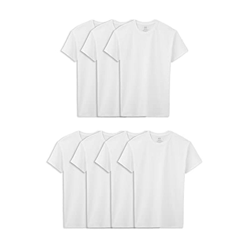 7 Pack Fruit of the Loom Boys Cotton Undershirts (XS - S - M)