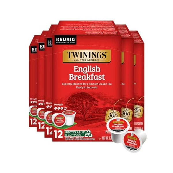 72 Count Twinings English Breakfast Keurig K-Cup Pods