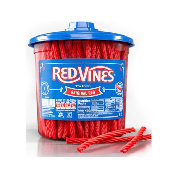 3.5 lb Jar of Red Vines Licorice Candy Twists