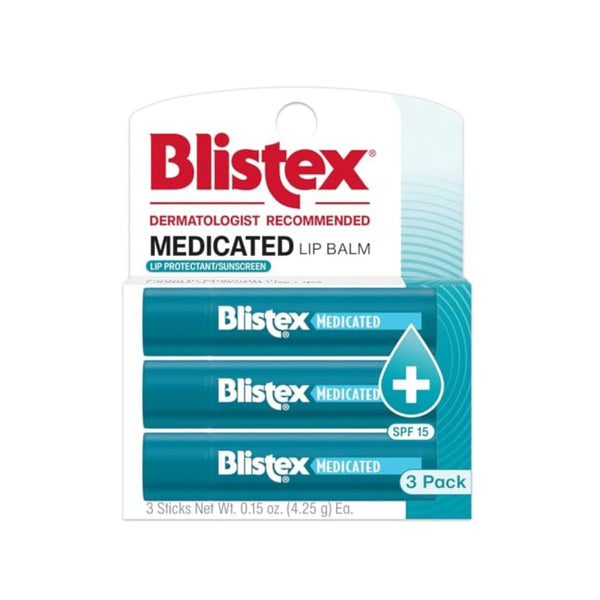6 Pack Of Blistex Medicated Lip Balms