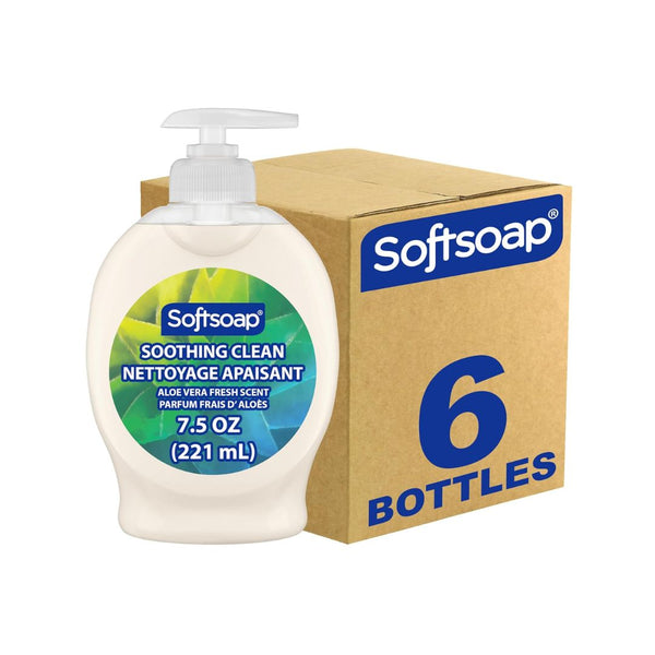 6 Bottles of Softsoap Moisturizing Liquid Hand Soap