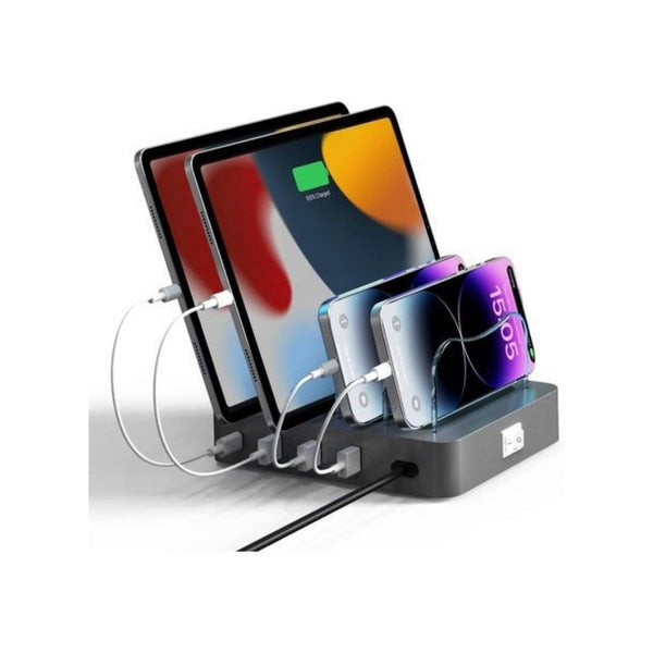 4-Port Charging Station for Multiple Devices