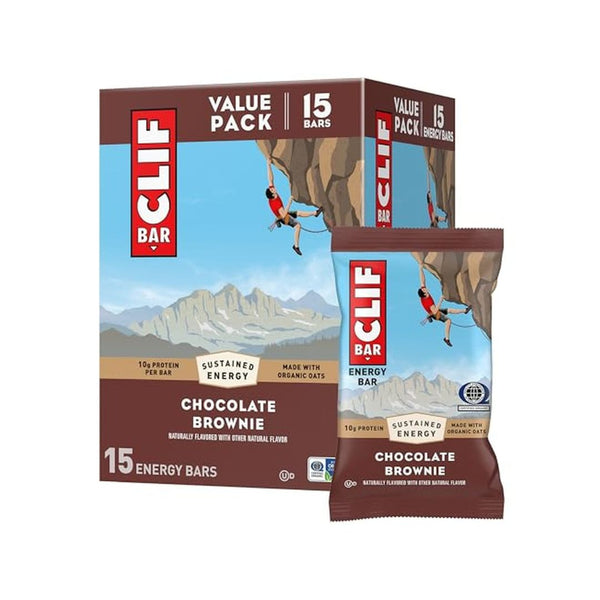 15 Pack CLIF Bar Chocolate Brownie Energy Bars
