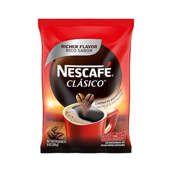 8 oz Nescafe Clasico Instant Coffee Dark Roast