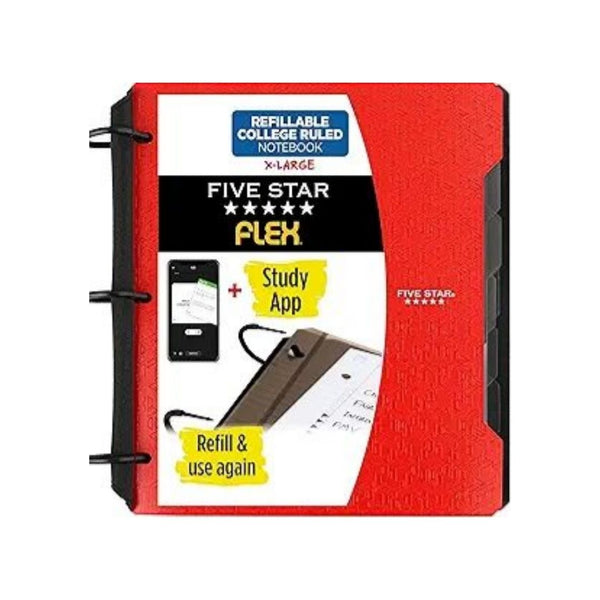 300-Sheet Five Star Flex Refillable Notebook