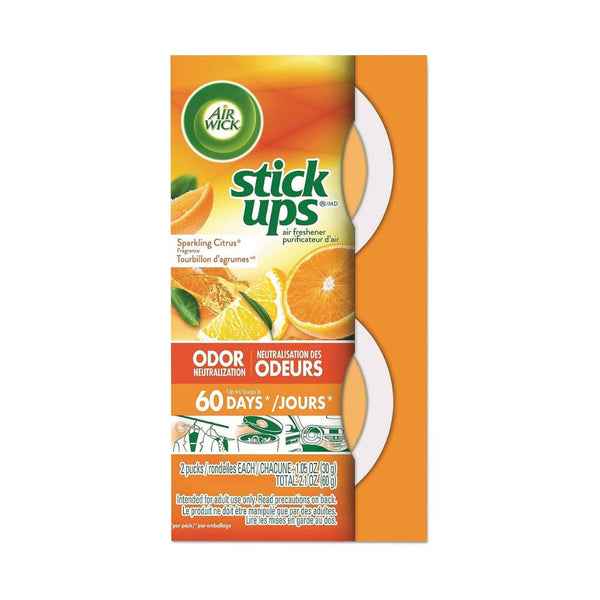 2-Count Air Wick Stick Ups Air Freshener, Sparkling Citrus