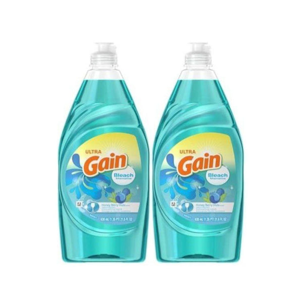 2-Pack 21 oz Gain Ultra Liquid Dish Soap