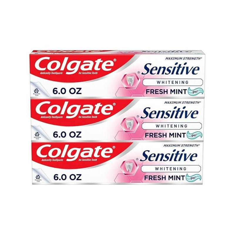 3-Pk Colgate Whitening Toothpaste for Sensitive Teeth