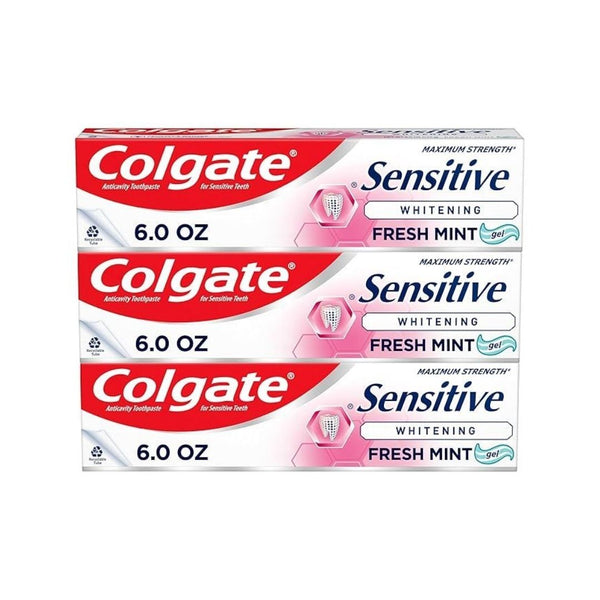 3-Pk Colgate Whitening Toothpaste for Sensitive Teeth