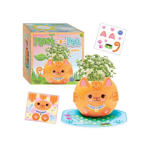 Creativity for Kids: Plant-A-Pet Kitty – Arts and Crafts Kit