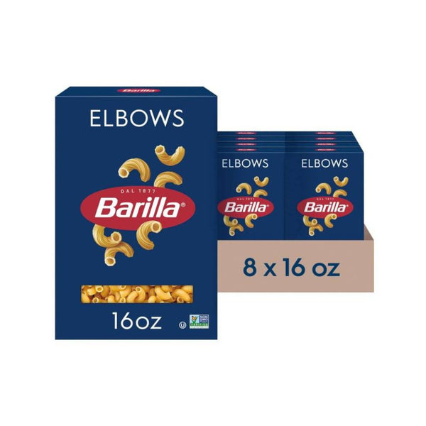 8 Boxes of Barilla Elbows Pasta