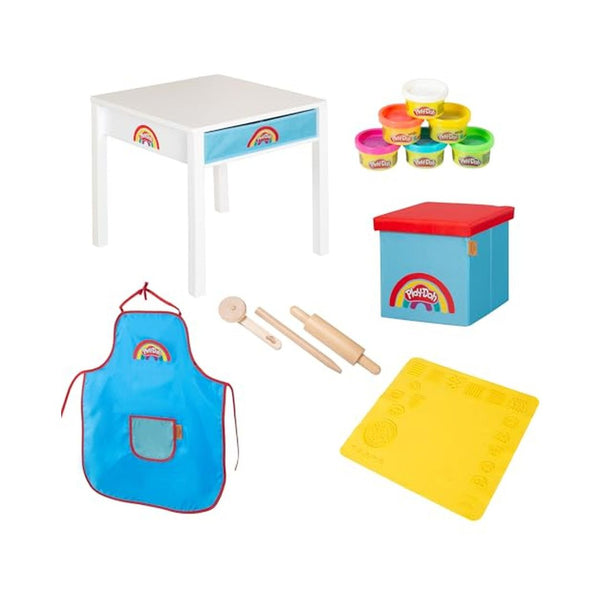 roba Play-Doh Kids Craft Table with Storage & Tools