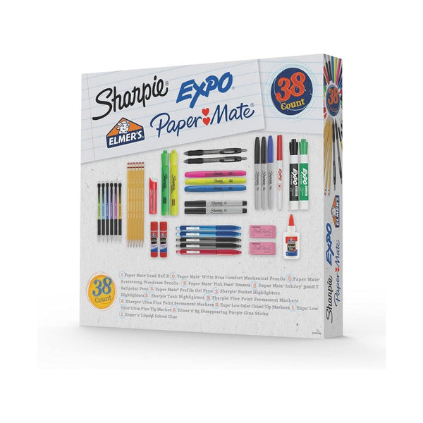 38-Pcs Elmer’s School Supplies Kit