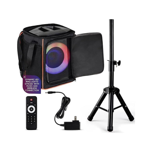Pyle Portable Bluetooth Speaker with Accessories