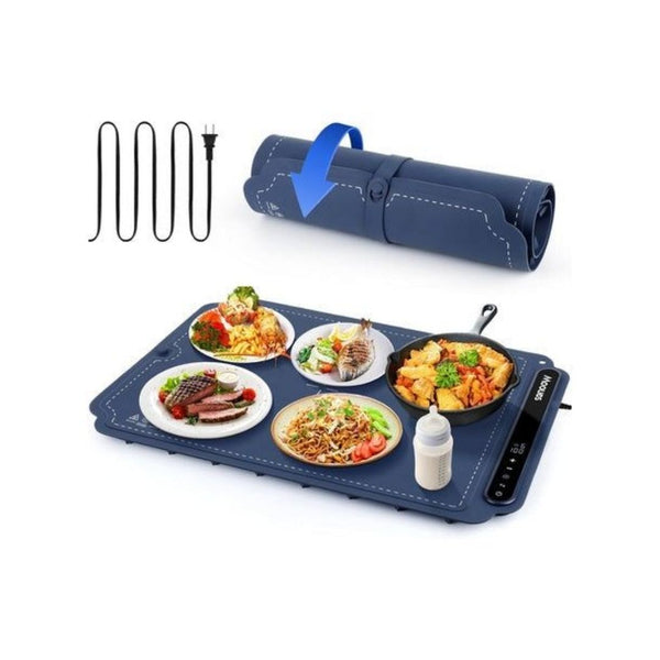 Electric Warming Tray with 7 Temperature Levels & Timer