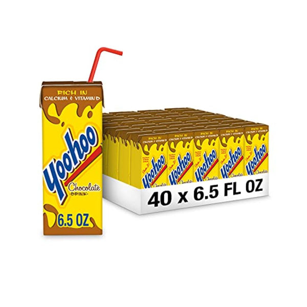 40 Pack Of Yoo-hoo Chocolate Drink 6.5oz. Boxes
