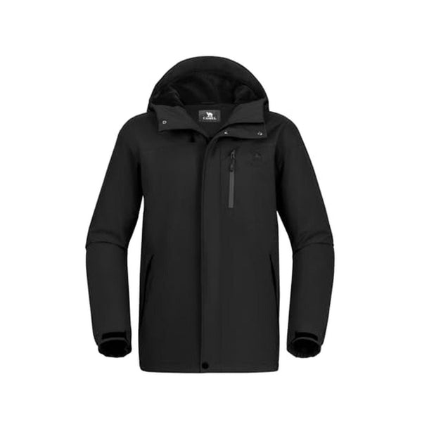 Men's Waterproof Ski Jacket Warm Fleece Lined Coat