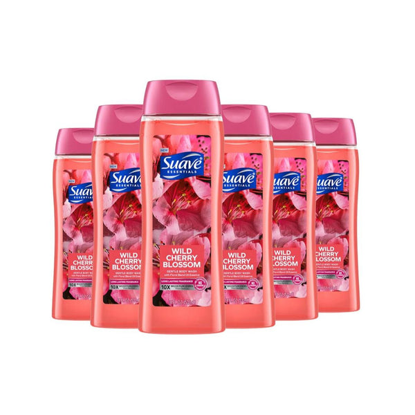 Pack of 6 Suave Moisturizing Body Wash