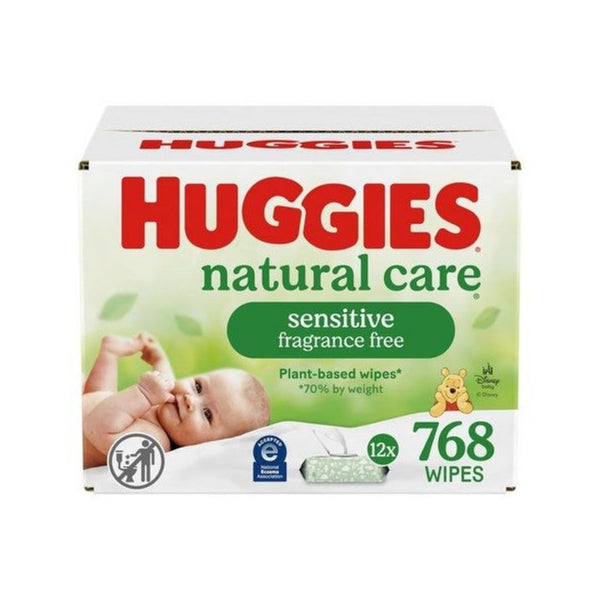 768 Huggies Natural Care Sensitive Baby Wipes