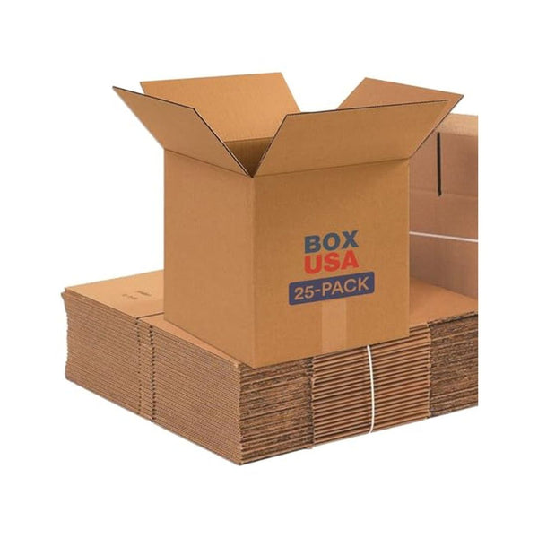 25 Pack Shipping Boxes 12x12x12 Cardboard Moving