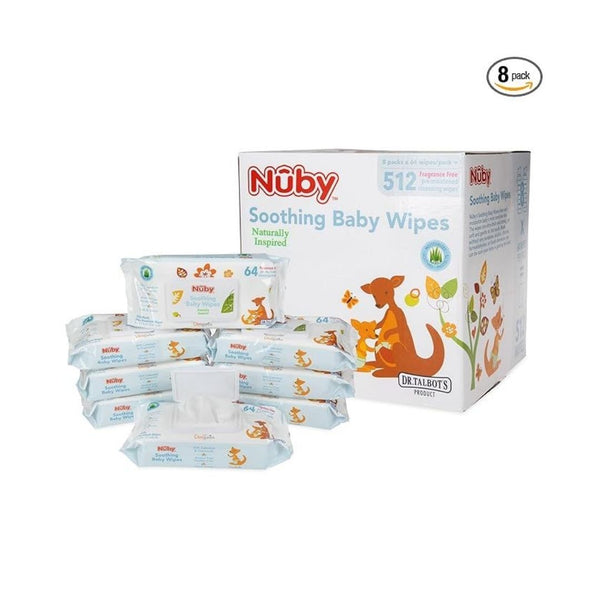 512 Nuby's Soothing Ultra Premium Baby Wipes