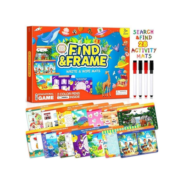 28-Pcs Kids Search and Find Books