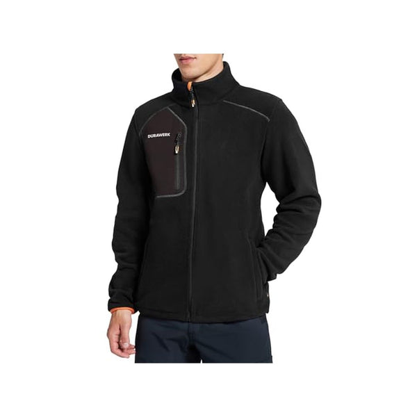 Men's Fleece Full Zip Lightweight Winter Jacket