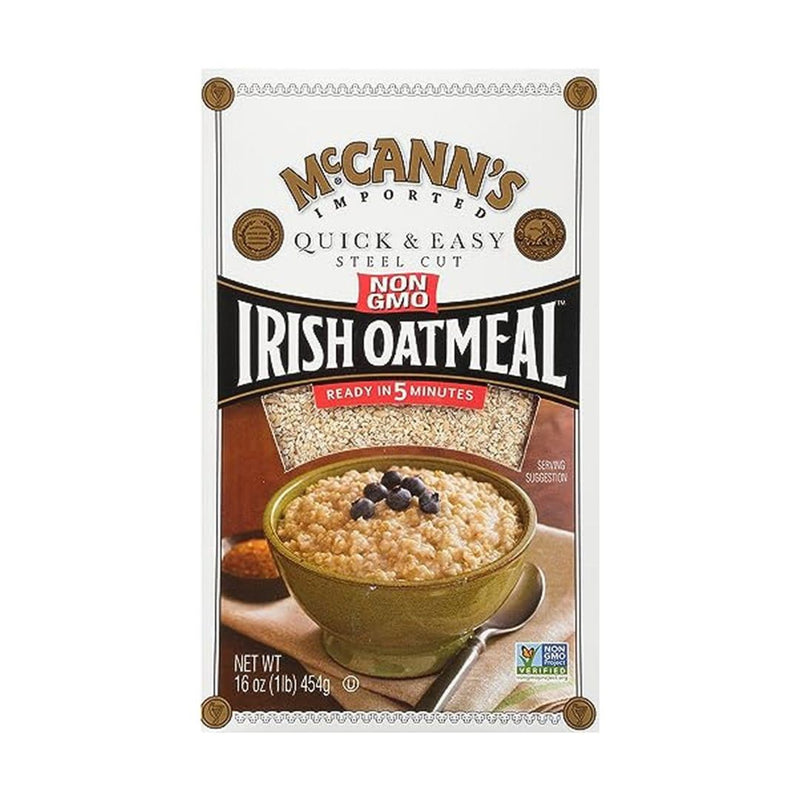 12 Pack McCann's Irish Steel Cut Oatmeal 16oz (OU)